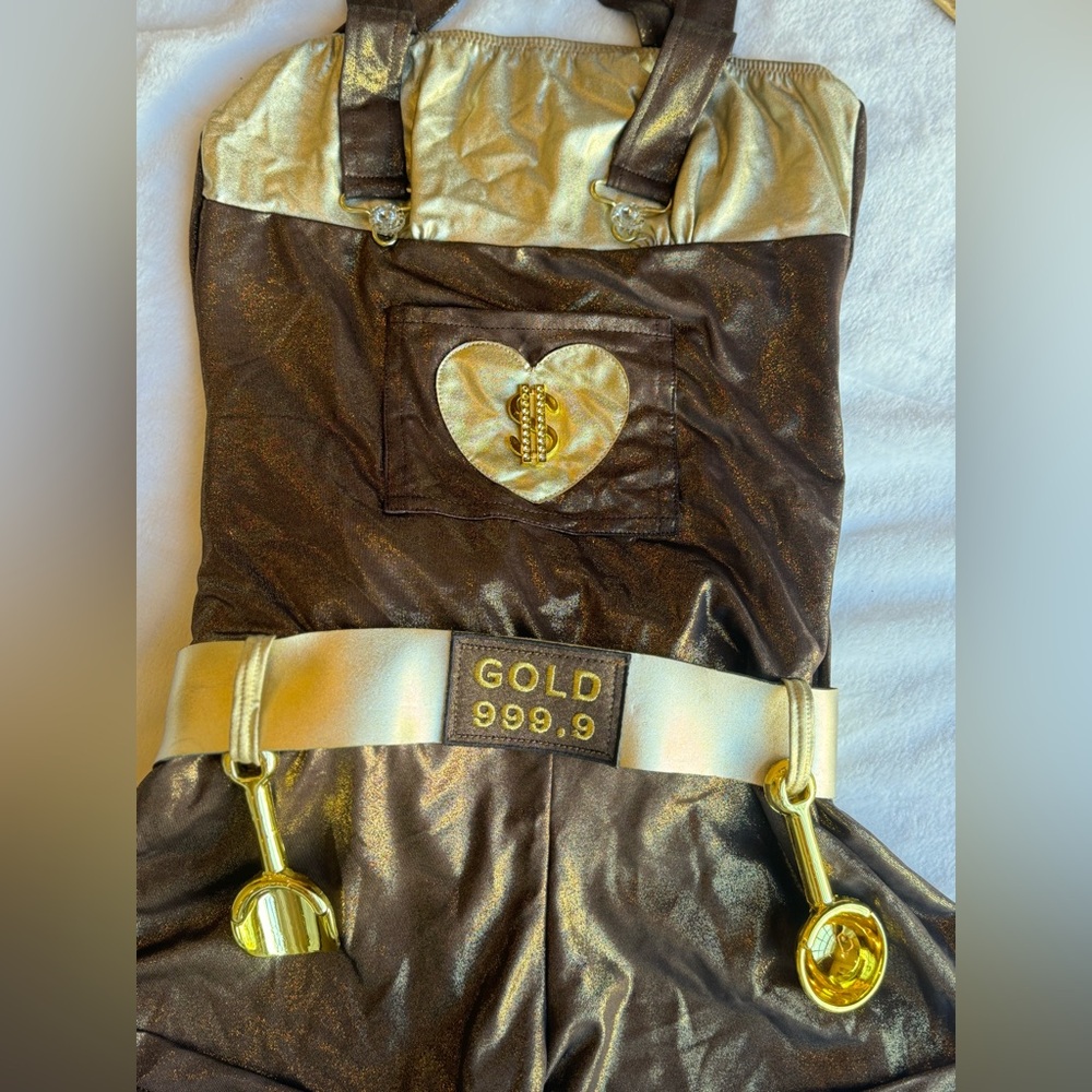 NWT Adult size M Gold Digger Costume